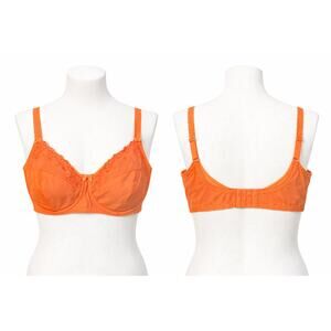 First & Curve Tangerine Lace Underwire Bra | 42I‎ | Full Coverage